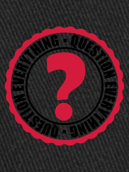 Question Everything Stamp