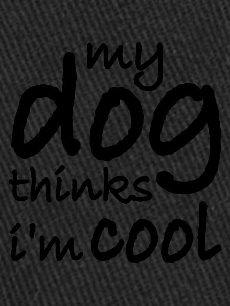 Dog thinks im cool