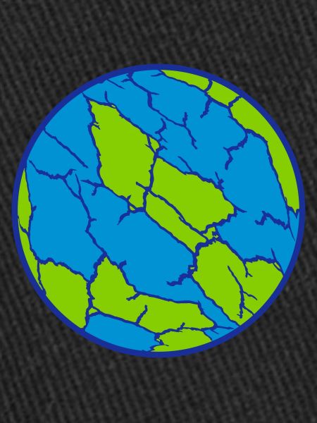 Planet Ball Cracks Pattern