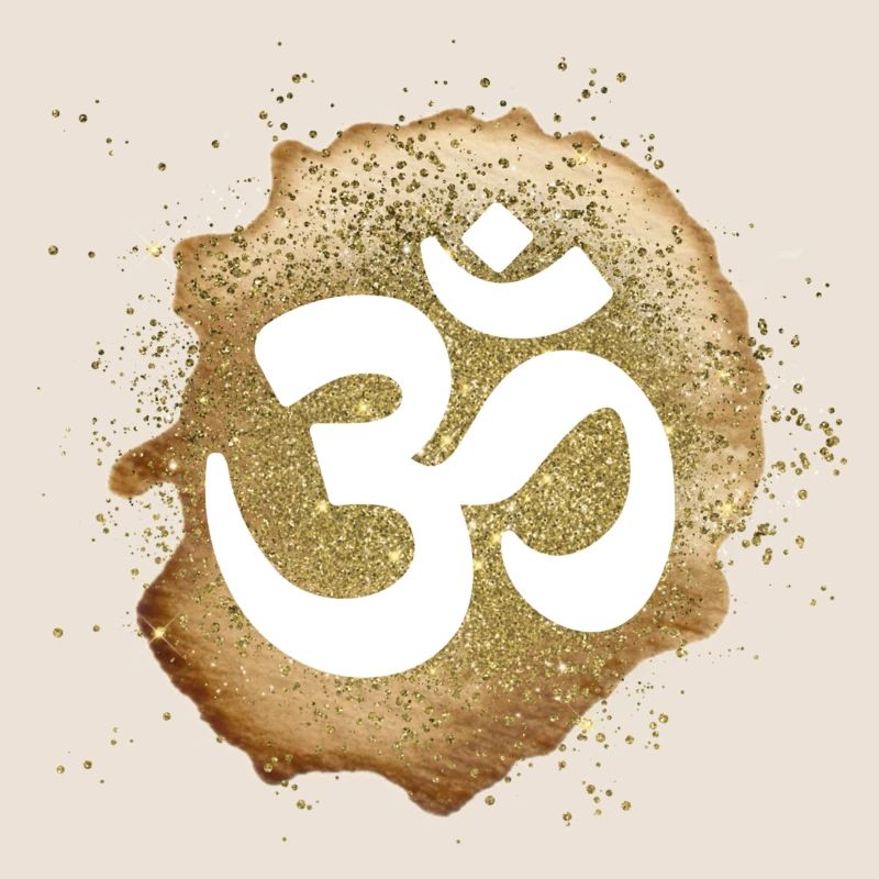 om zeichen gold erde elemente