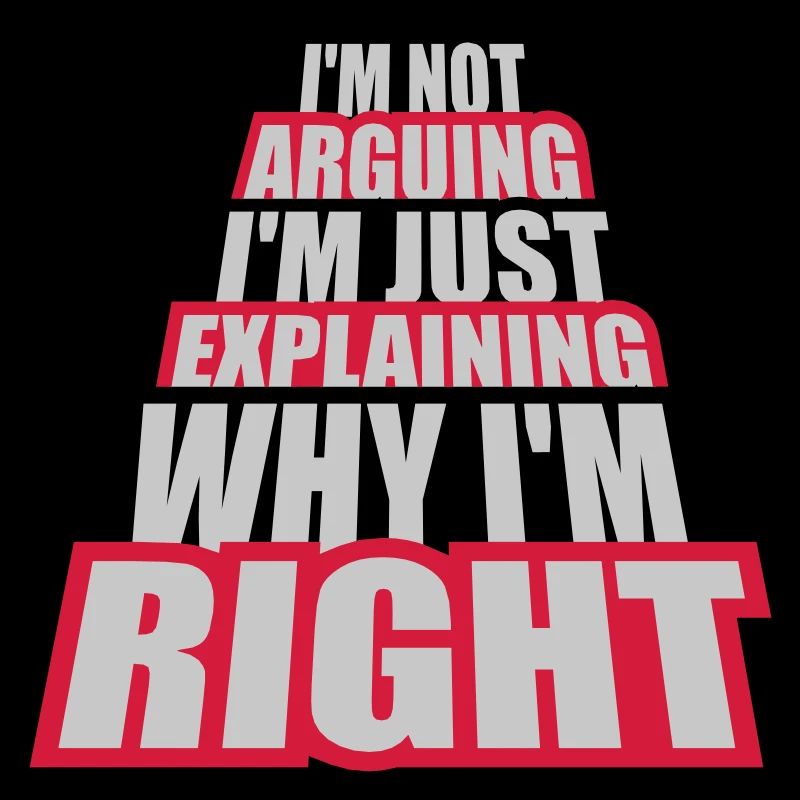 I m not arguing