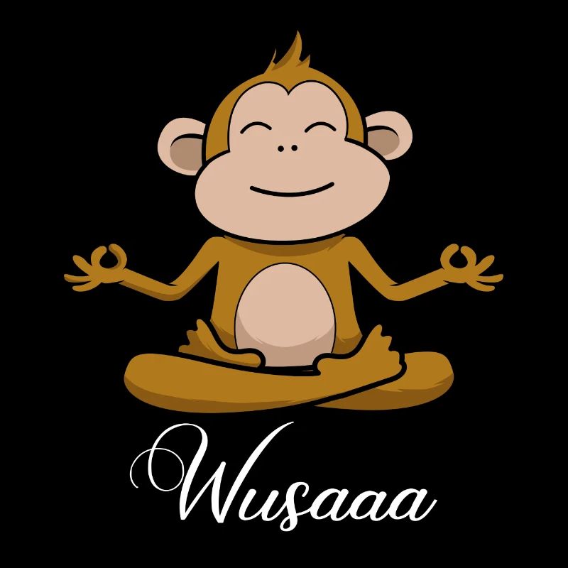 Auszeit Durchatmen Wusaaa Affe