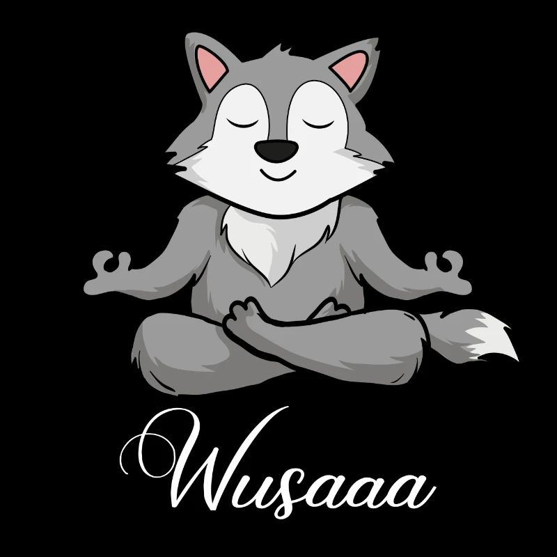 Wolf Auszeit Durchatmen Wusaaa