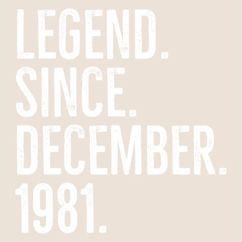 Legende seit Dezember 1981