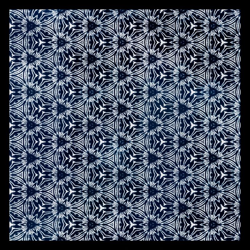 Silver Grey Dark Blue Tie Dye Textile Pattern