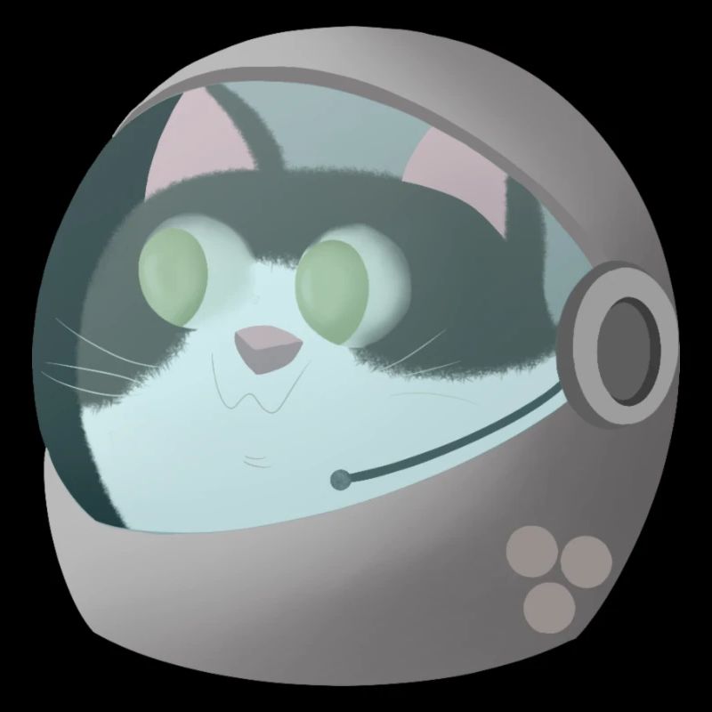 Astronauten Katze