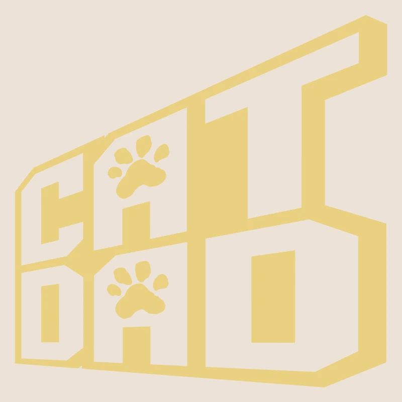 Conception du logo Cat Dad