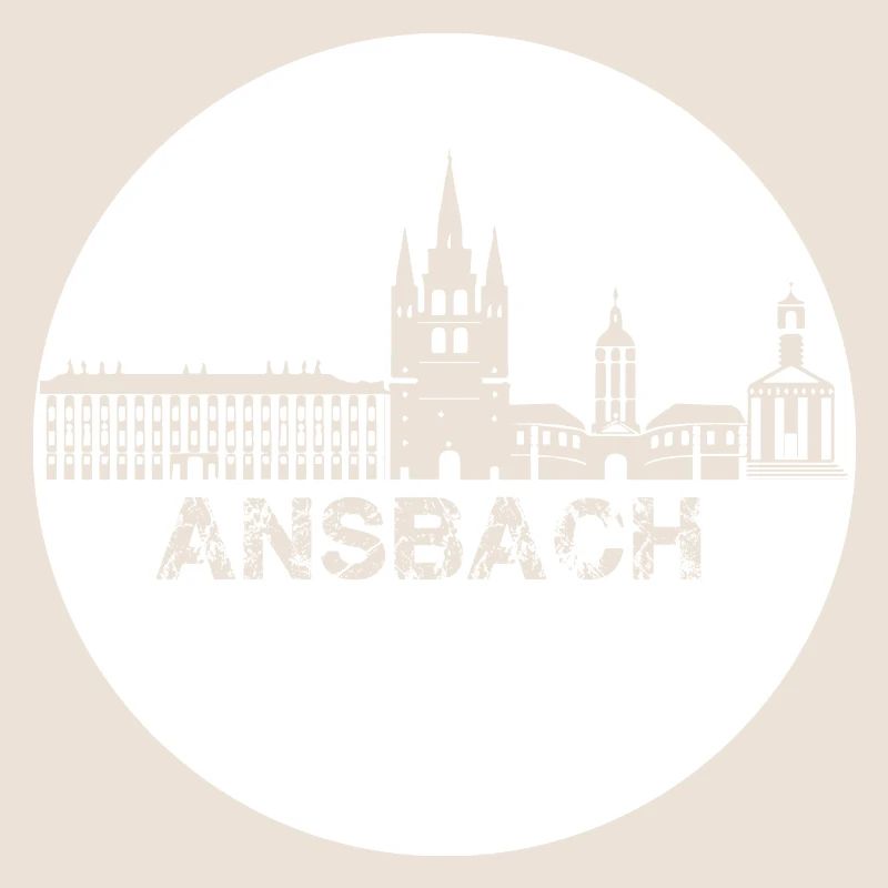 ansbach,skyline,white,circle