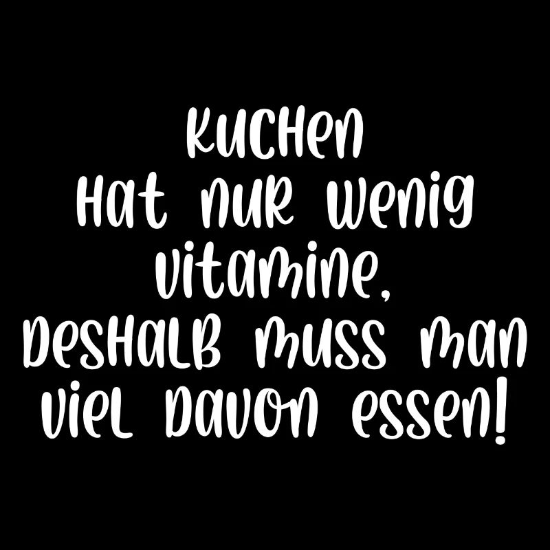 Kuchen hat wenig Vitamine deshalb viel davon essen