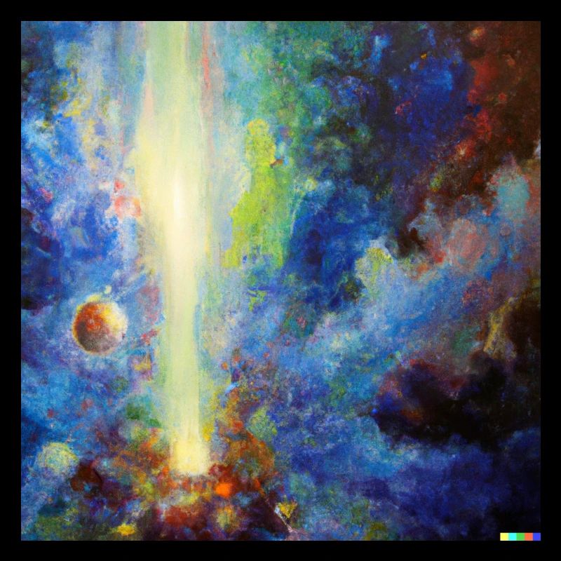 Trou blanc dans l’espace