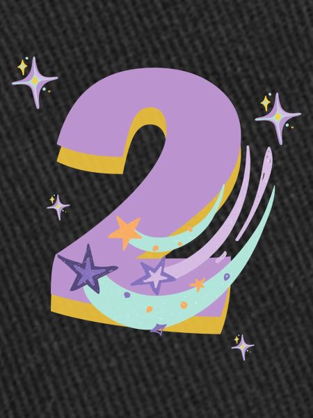 2e anniversaire(Cadeau de 2 ans)