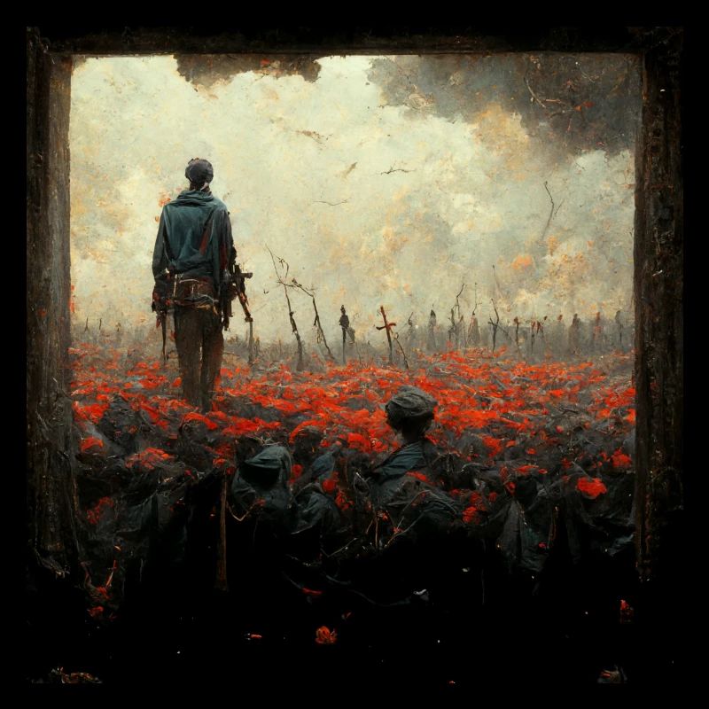 Imagine it's war and no one
