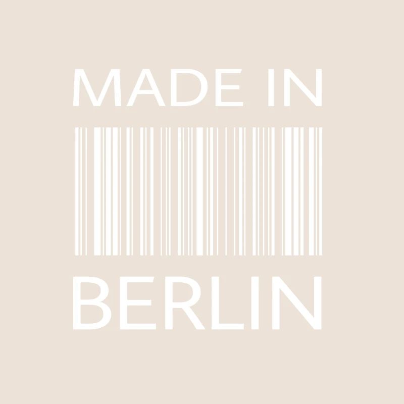 Made in Berlin Barcode | Hauptsadt Geschenk