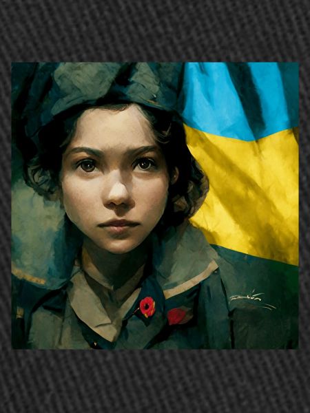 Fille ukrainienne pendant la guerre