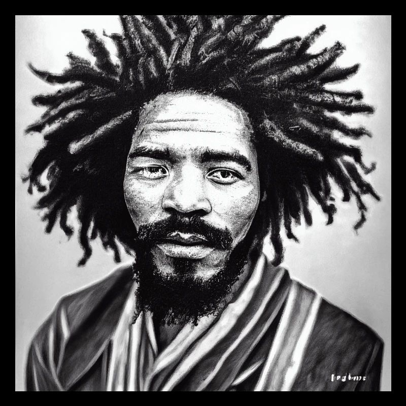 Rasta Man Skizzenkunst