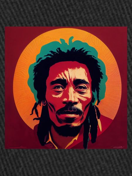 Rastafarian graffiti sketch