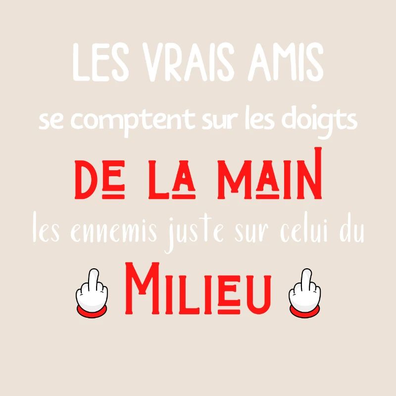 les vrais amis se comptent sur les doigts