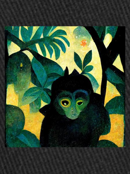 Petit singe dans la jungle