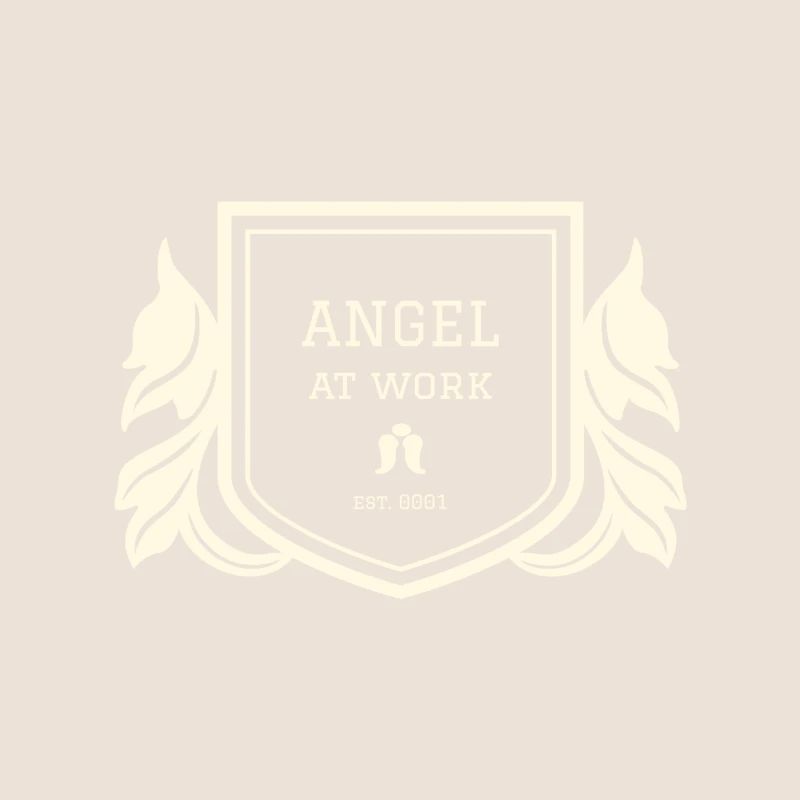 Angels at work. Sky. Spiritual