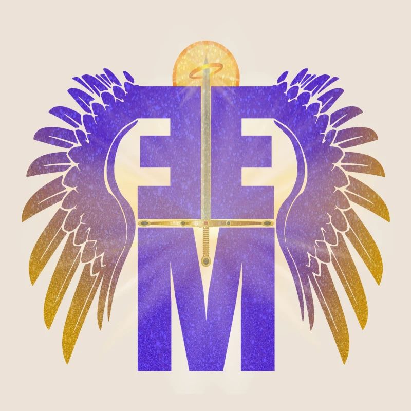 EEM = Archange Michel avec épée et ailes