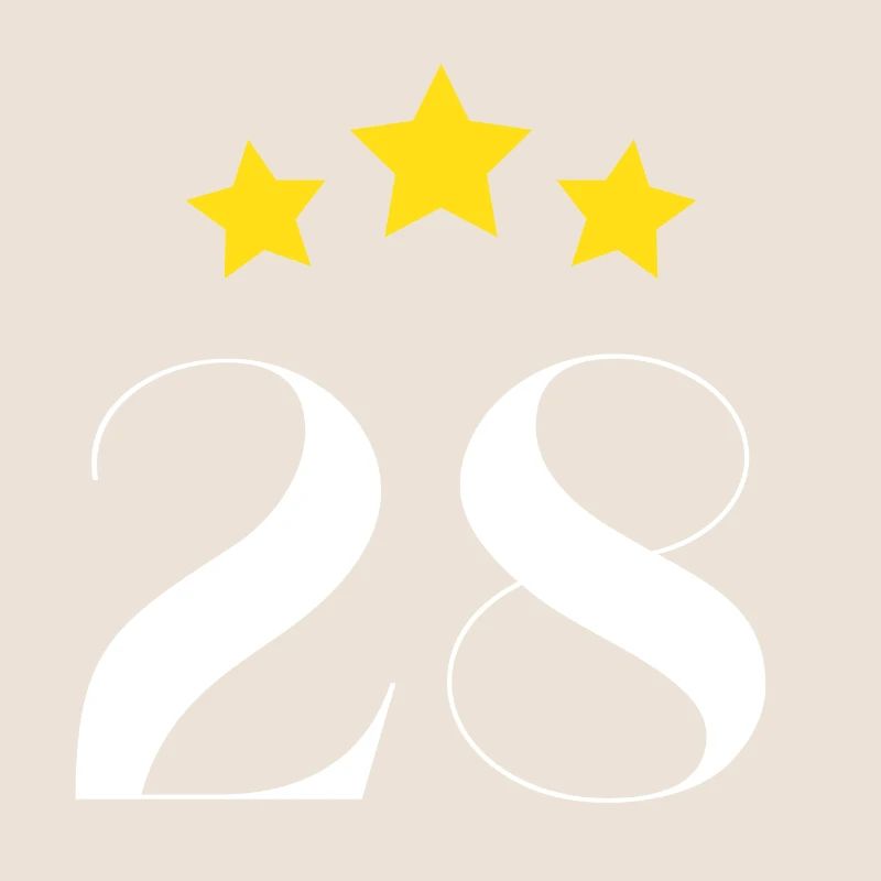 28e anniversaire étoilé