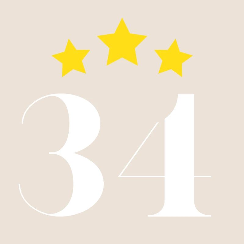 34e anniversaire étoilé