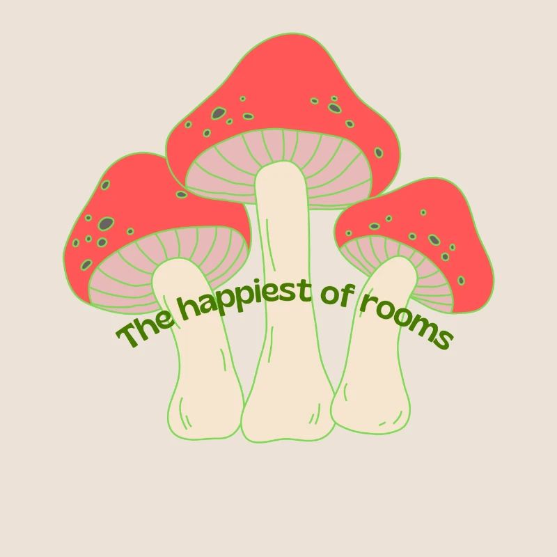Tee-shirt champignons marrant