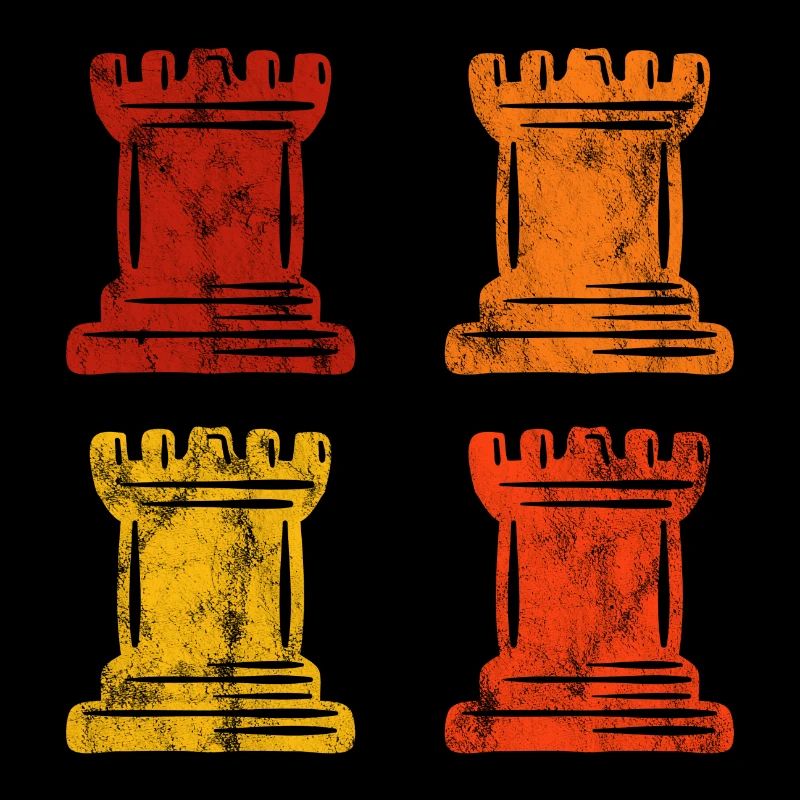 Retro Chess Chess Player Checkmate Chess Piece