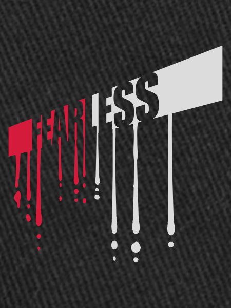 fearless Text Zitat Design