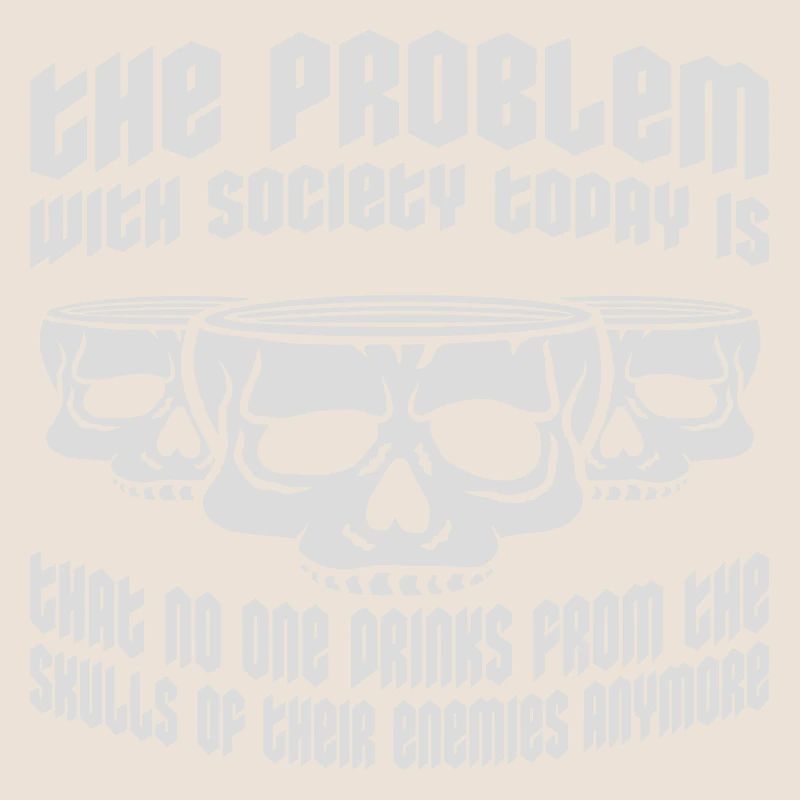 drinks from enemies skulls