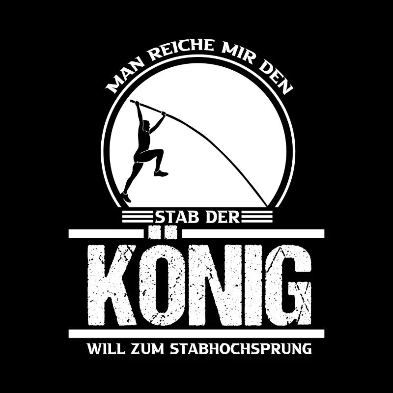 Stabhochsprung Motivation Spruch Geschenk lustig