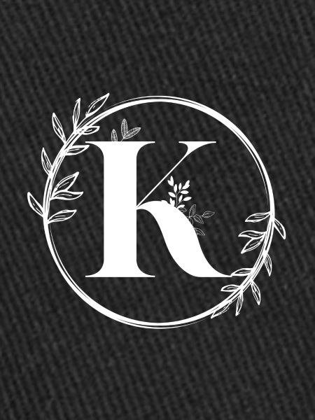 Lettre K Florale