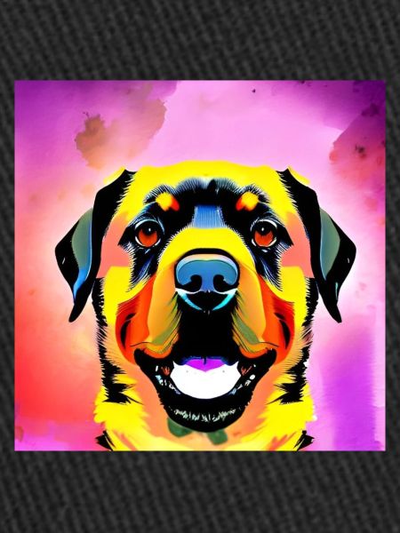 Rainbow Happy Dog
