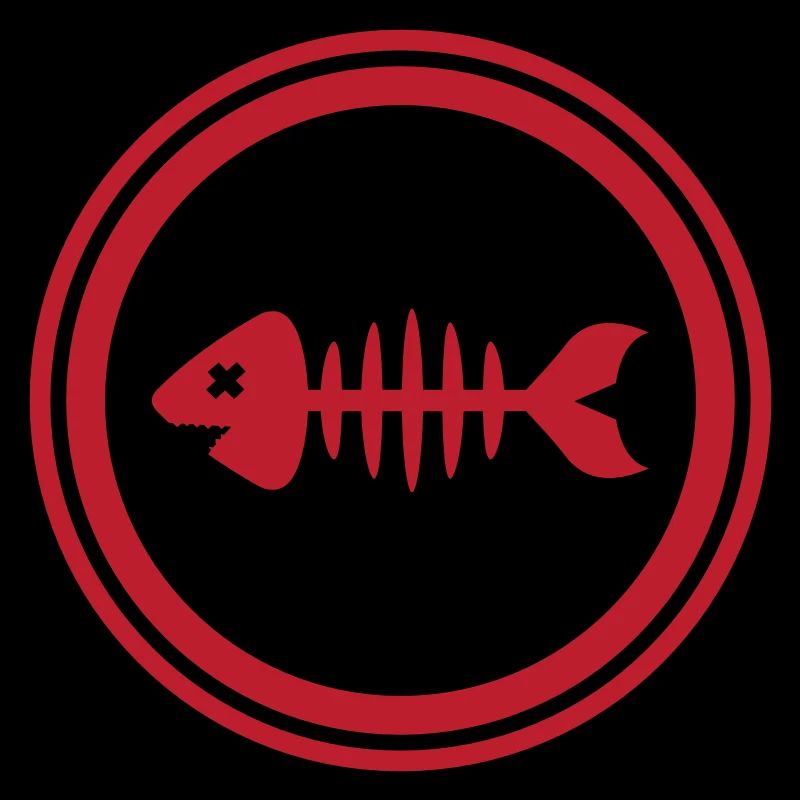 Os d’os symbole de poisson