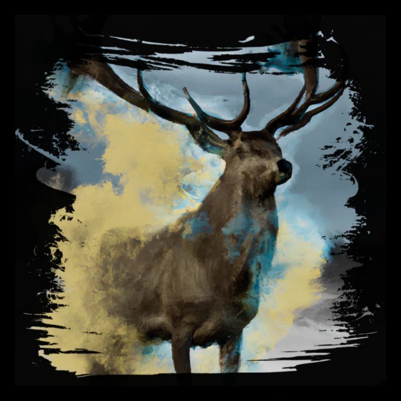 Cerf abstrait