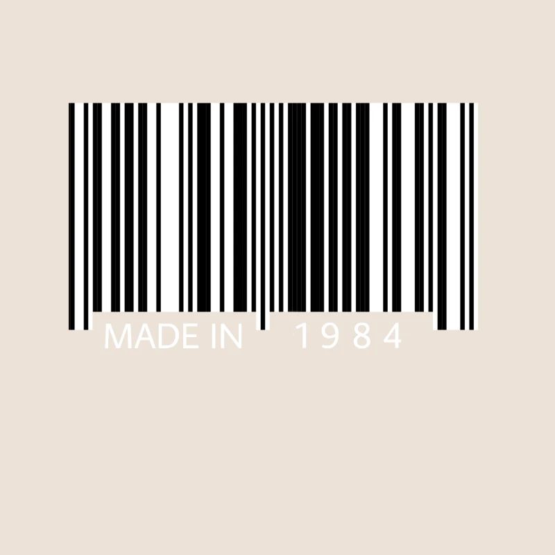 Made in 1984 Barcode Gift