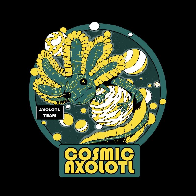 Kosmischer Axolotl