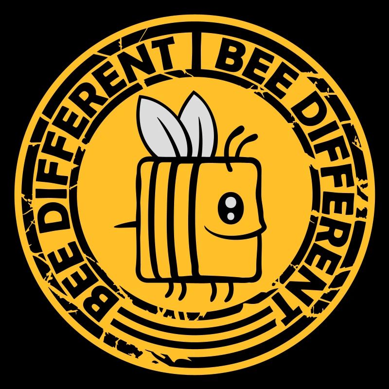 bee different Spruch Zitat