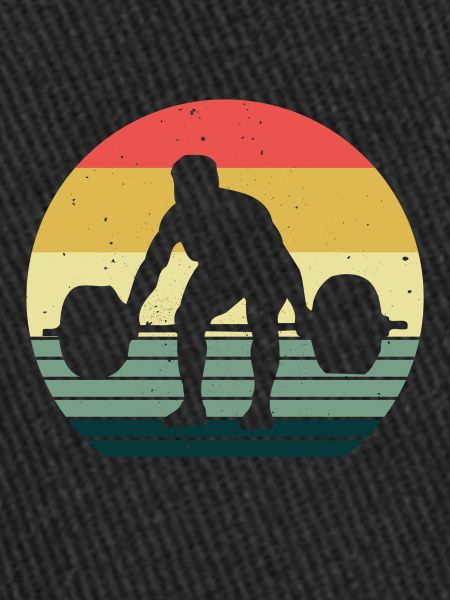 Musculation Bodybuilder GYM Fitnessstudio Retro