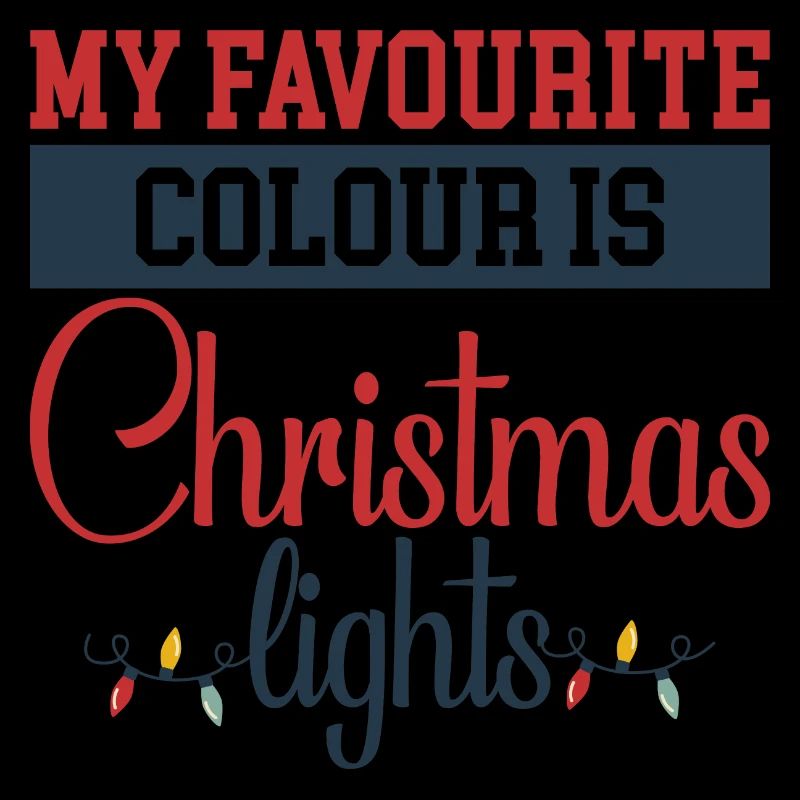 Weihnachtsdesign mit Lichtern