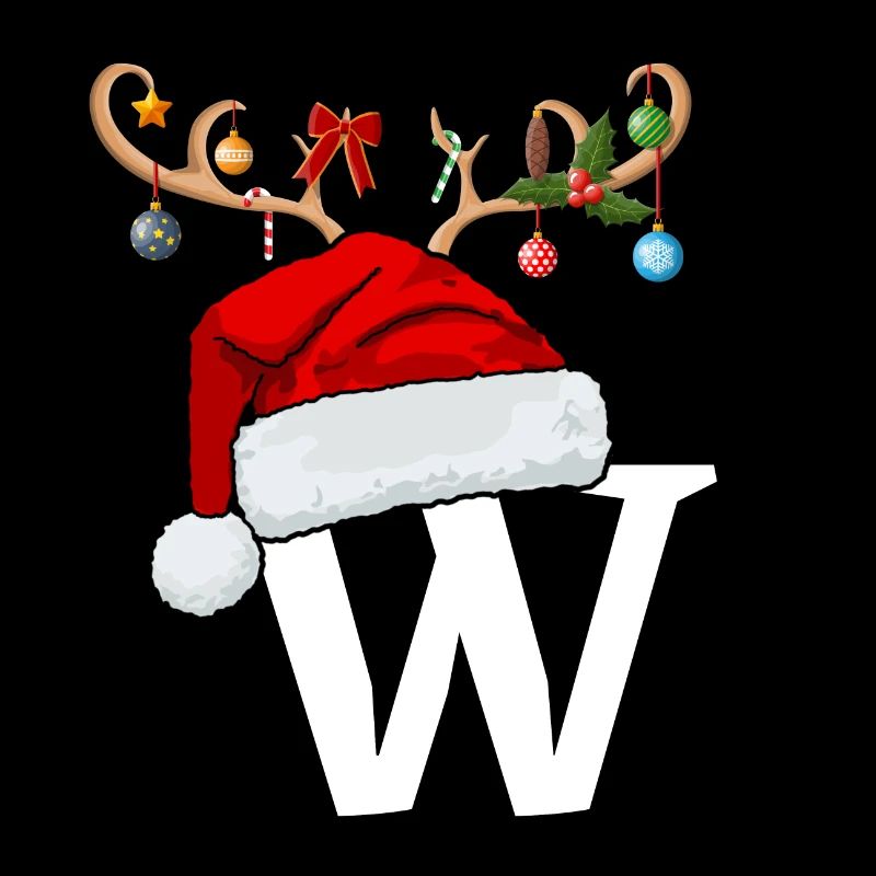Brief W Weihnachtsmütze