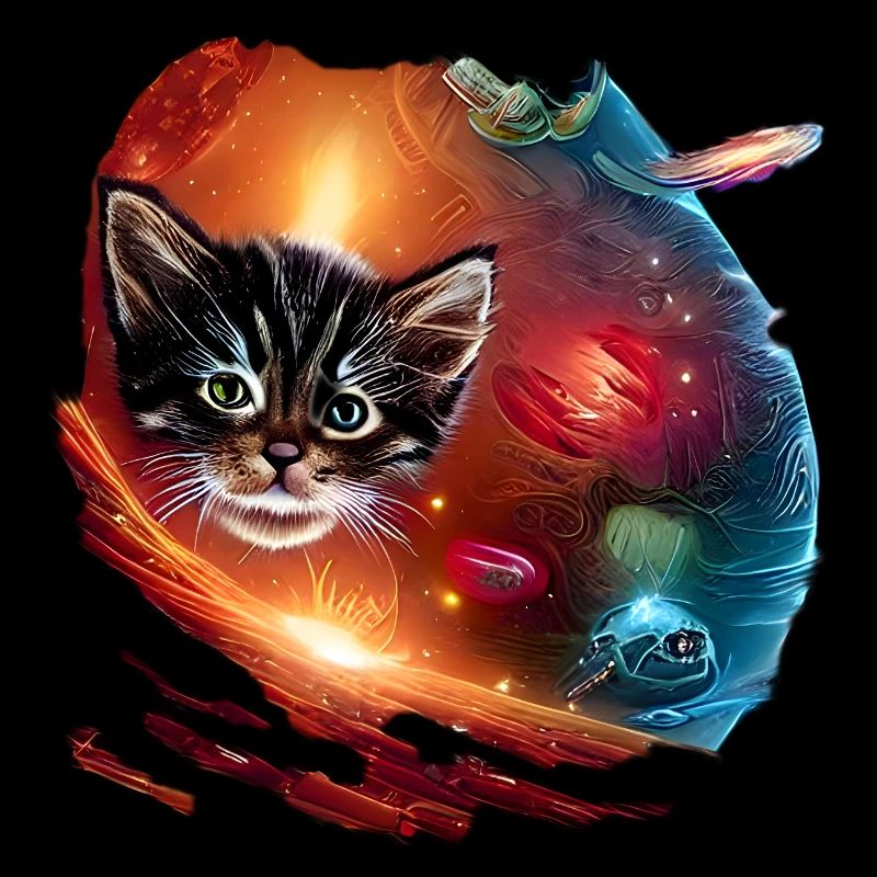 Chat dans l’espace