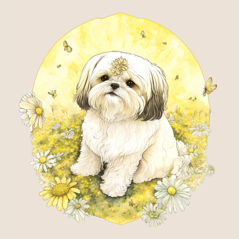 White litle dog