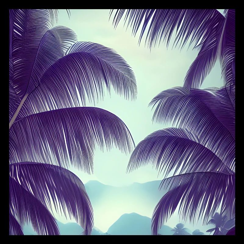 Palm leaves art