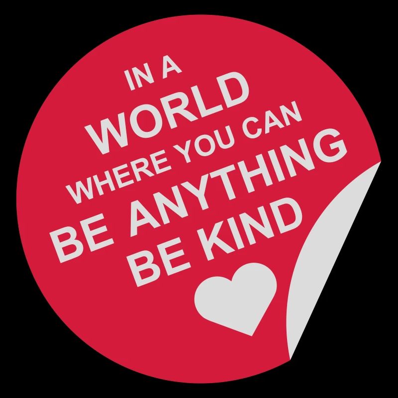 you can be kind