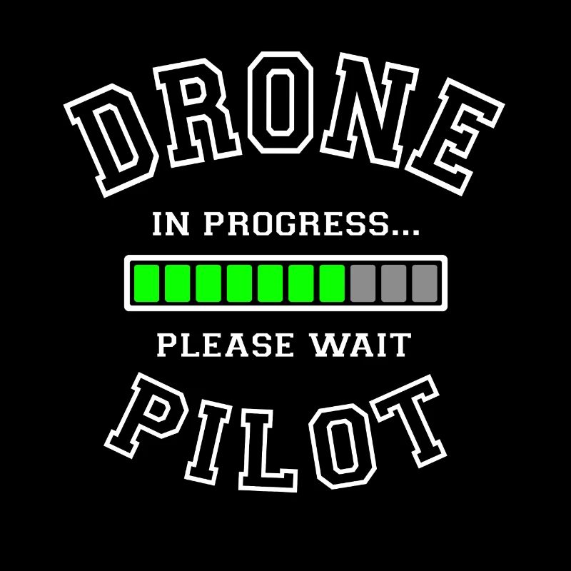 Drohnen Pilot in Progress Bitte warten - Geschenk
