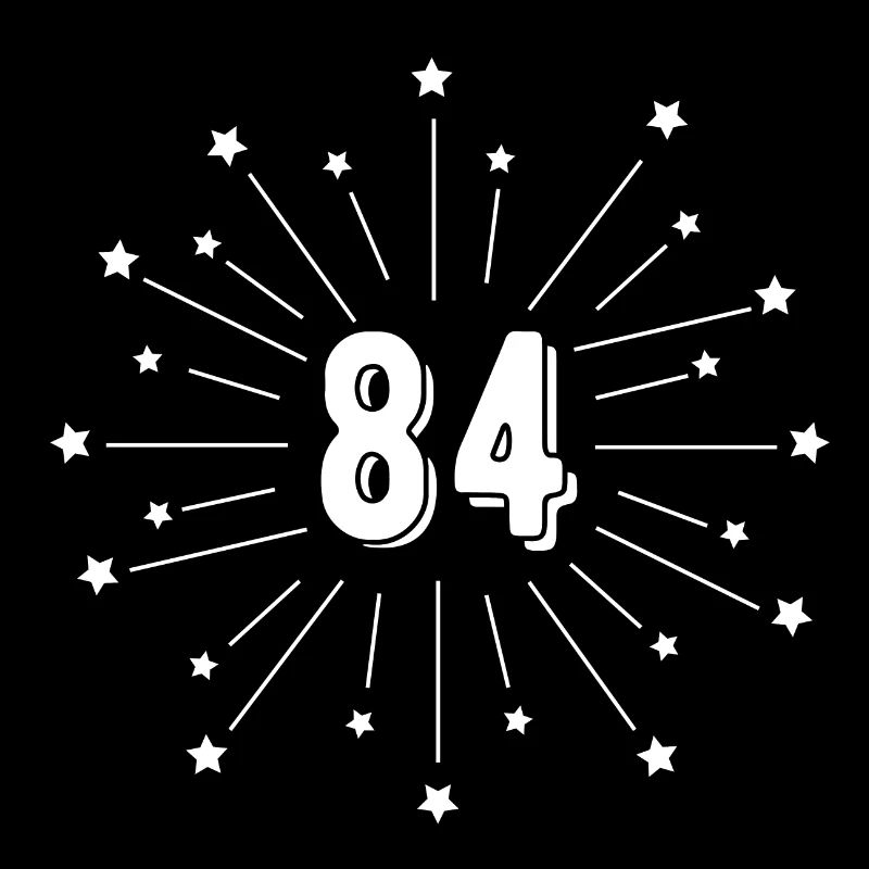 84th Starred Birthday - Gift 84 Years
