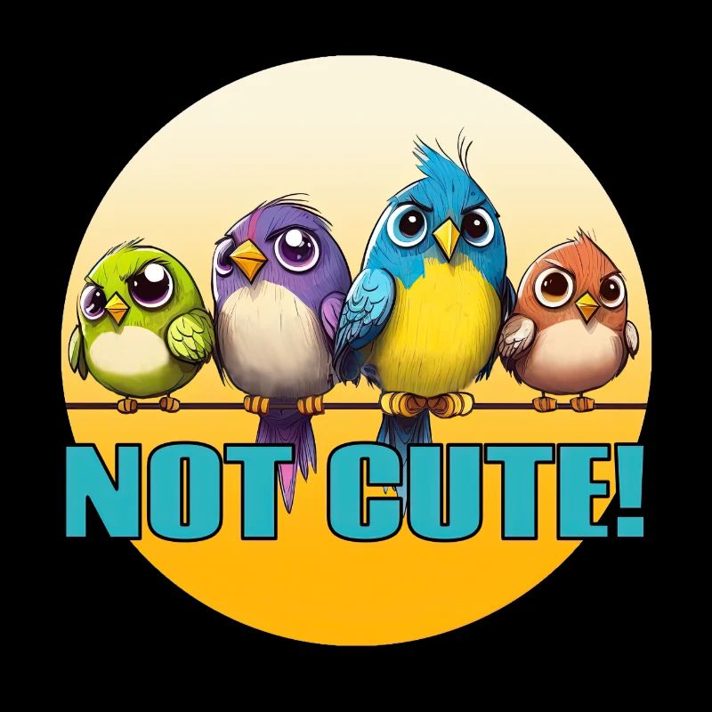 PAS des oiseaux mignons!
