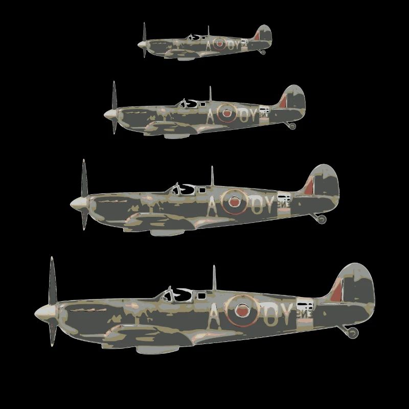 Spitfire Jagdflieger - Retro Geschenk Pilot