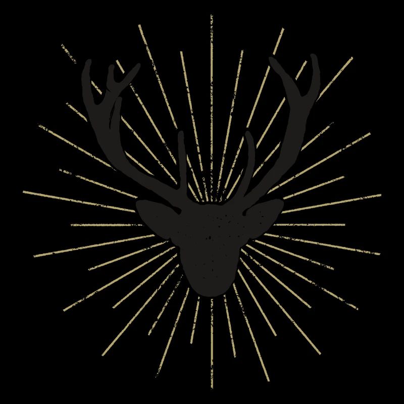 Nice illuminated deer head